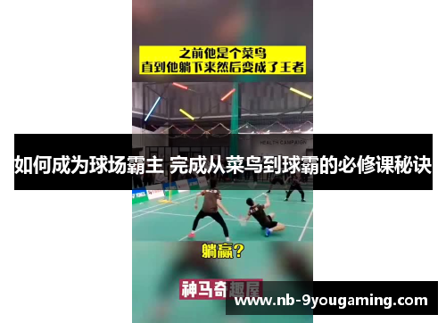 如何成为球场霸主 完成从菜鸟到球霸的必修课秘诀