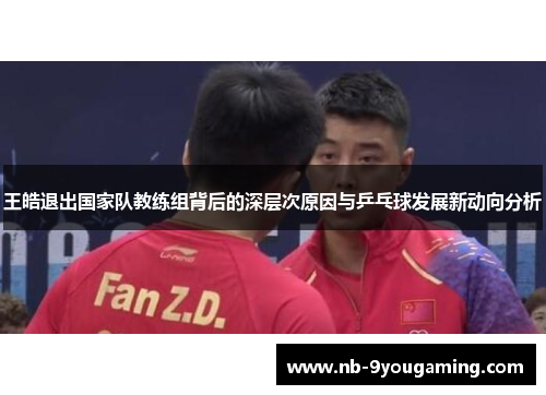 王皓退出国家队教练组背后的深层次原因与乒乓球发展新动向分析